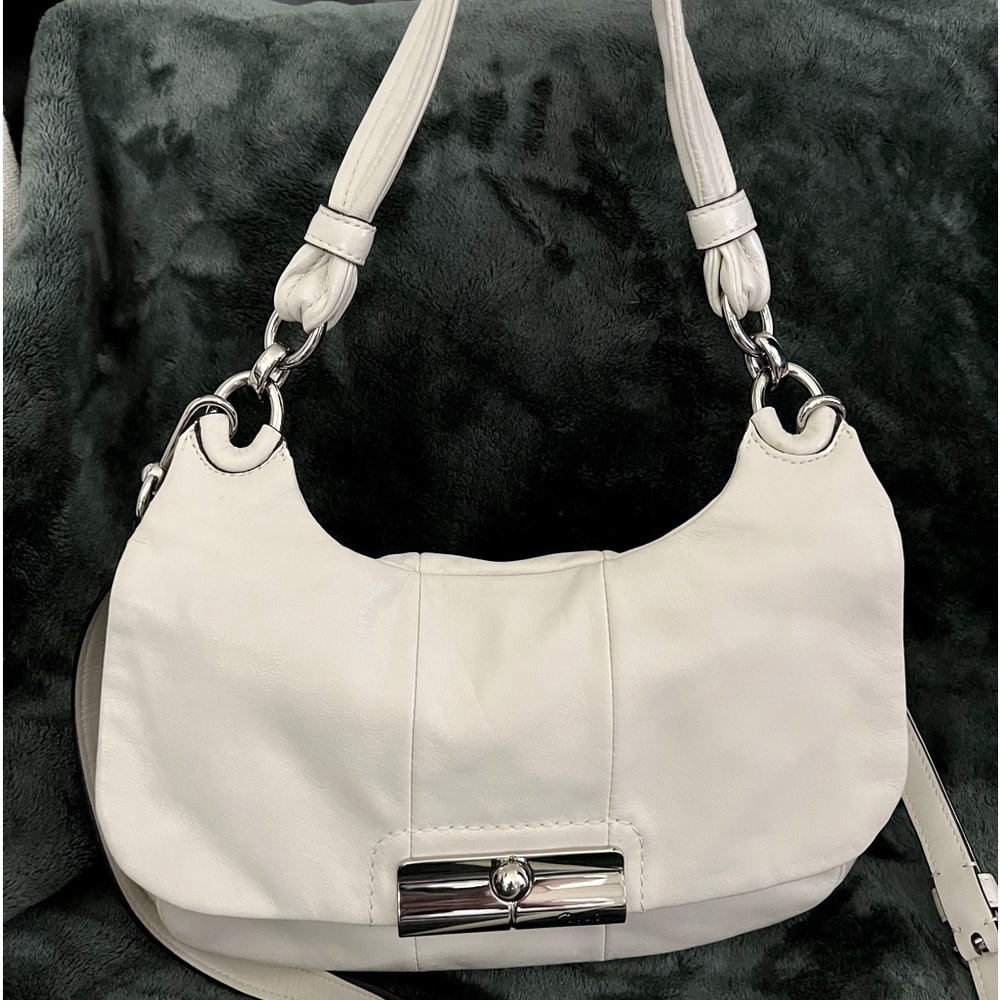 Coach White Shoulder Bag